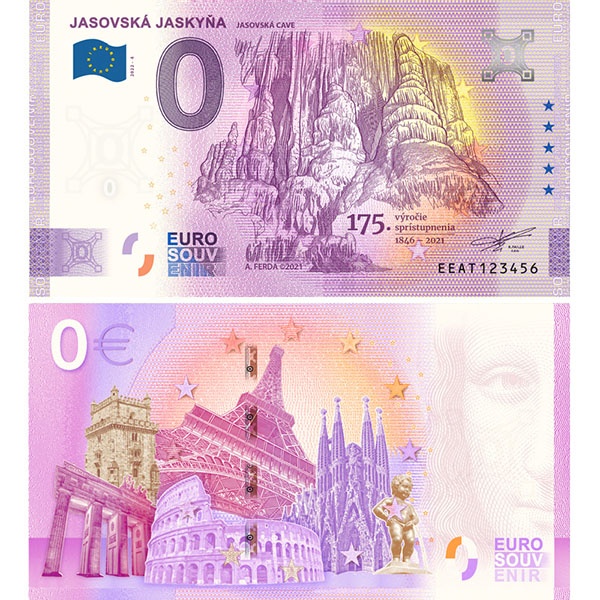 Výmena 0€ bankoviek EUROSOUVENIR