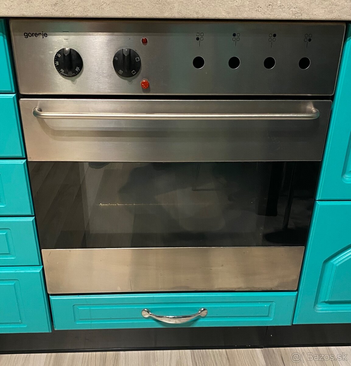 Predám vstavanú el. rúru zn. Gorenje + plynovú varnú dosku