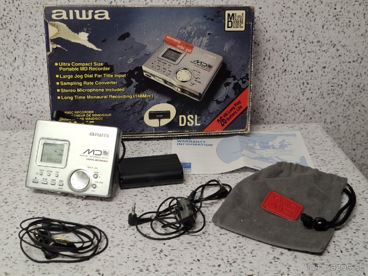 AIWA AM-F5 + komplet balenie 》 Made in Japan