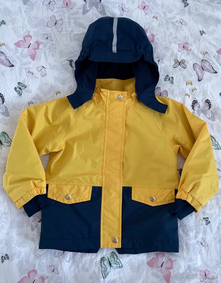 Nepremokava bunda do dazda Tchibo zateplena 98-104