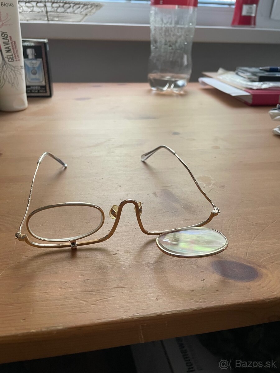 Vintage okuliare rotačné na make up