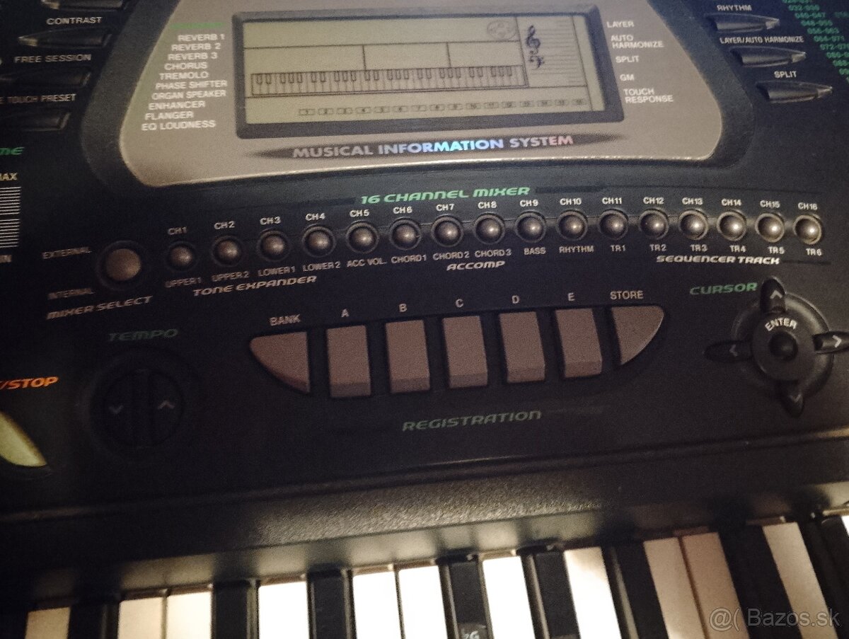 Predám klávesy Casio CKT-731