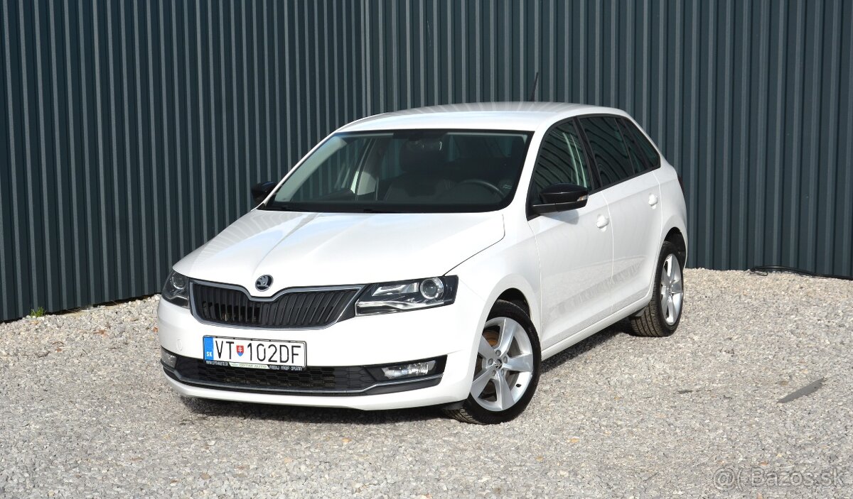 Škoda Rapid Spaceback 1.6 SR. voz, 1. majiteľ, Top Stav