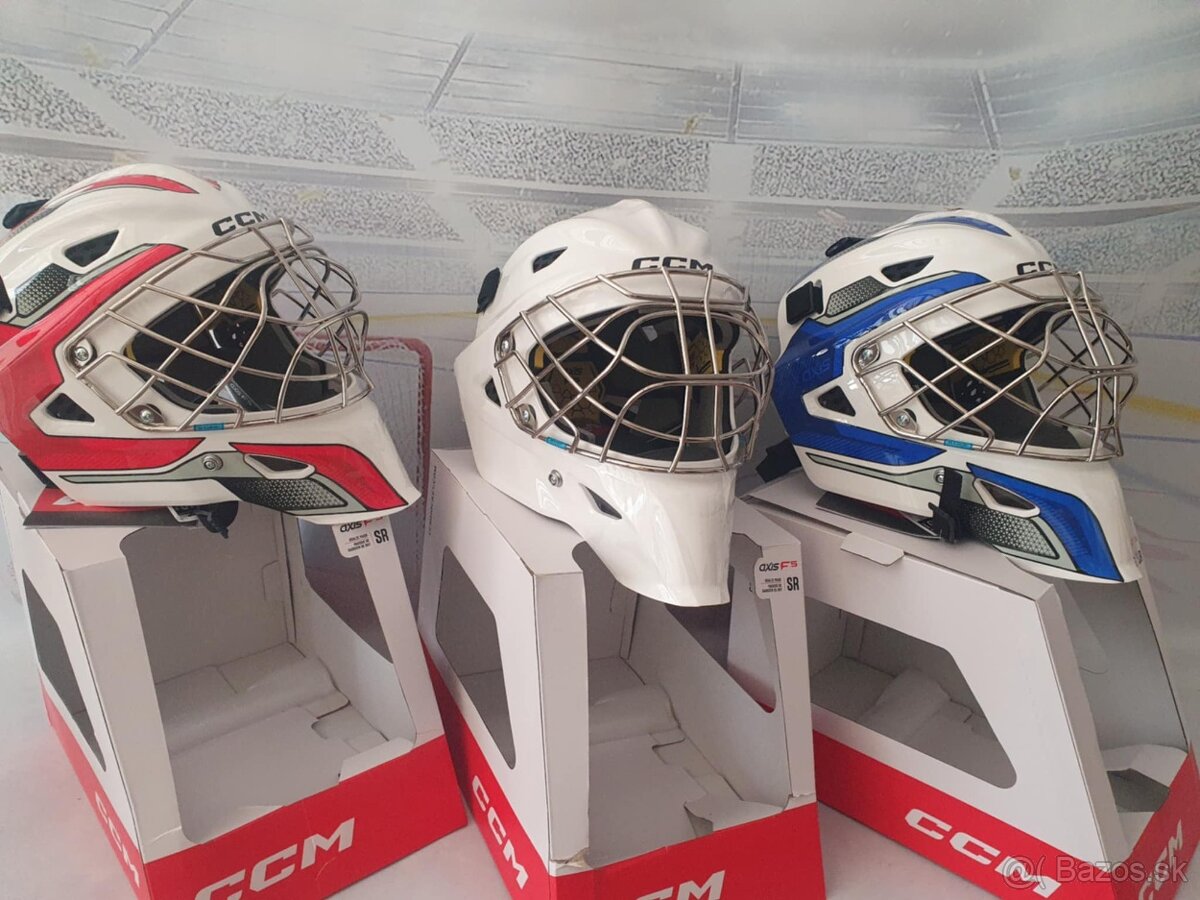 Brankárska maska CCM F5 senior- v akcii