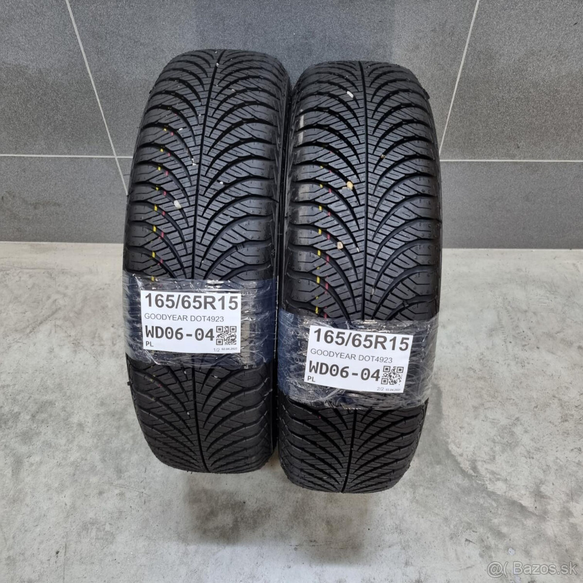 Letné pneumatiky 165/65 R15 GOODYEAR DOT4923