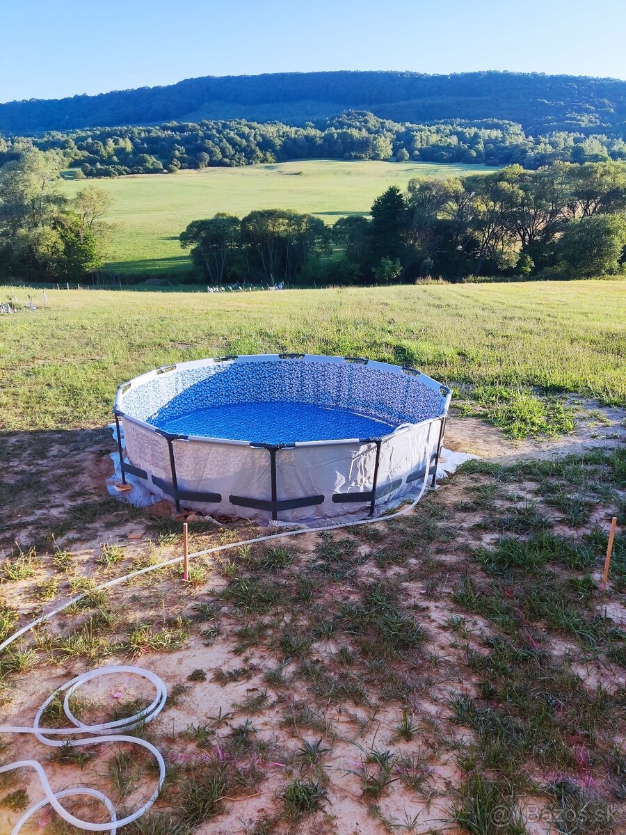 Predám bazén Bestway Steel Pro Max 3,66 x 1,00 m