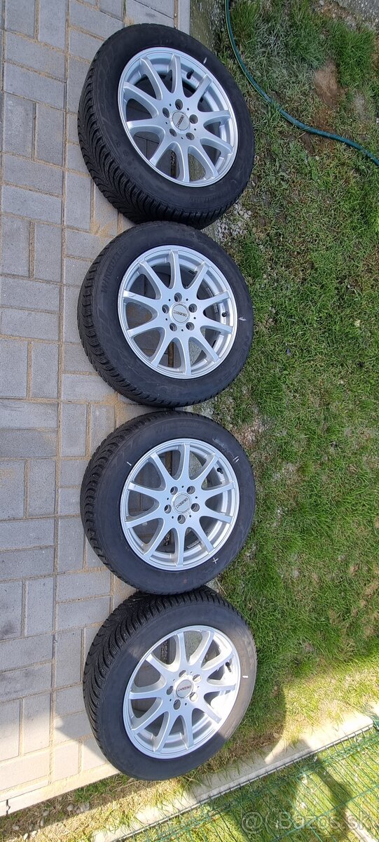 5x108 R16+Zimné gumy 205/55 R16