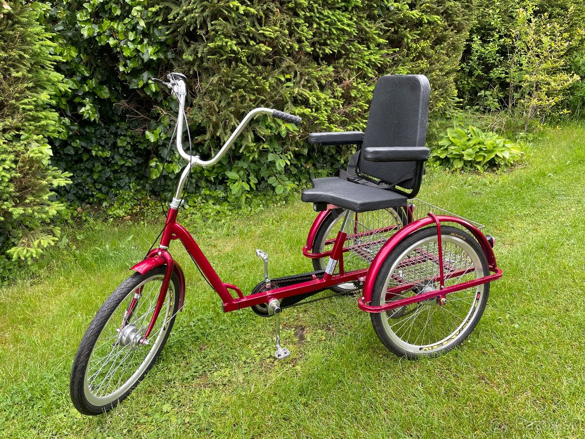 Invalidny bicykel - trojkolka pre seniorov