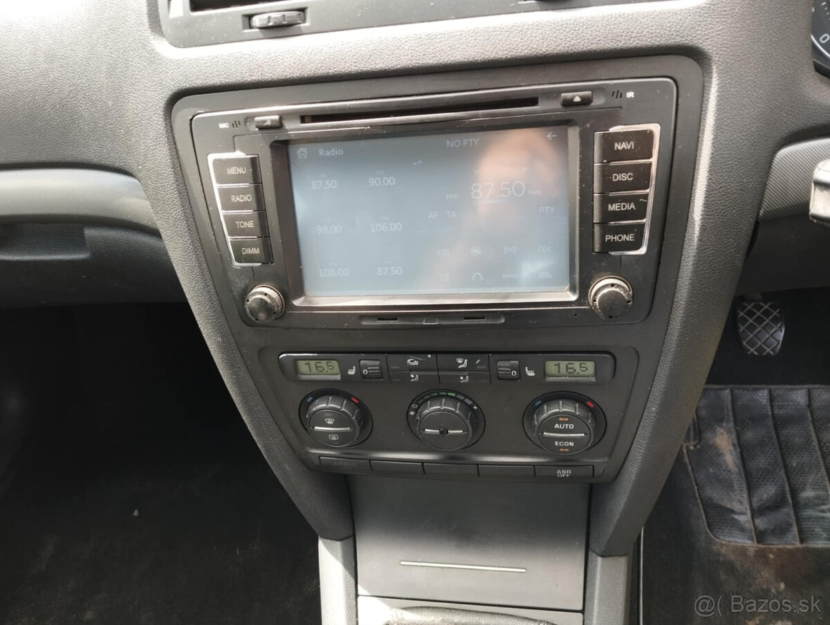 predam radio, autoradio, škoda octavia 2 , octavia II