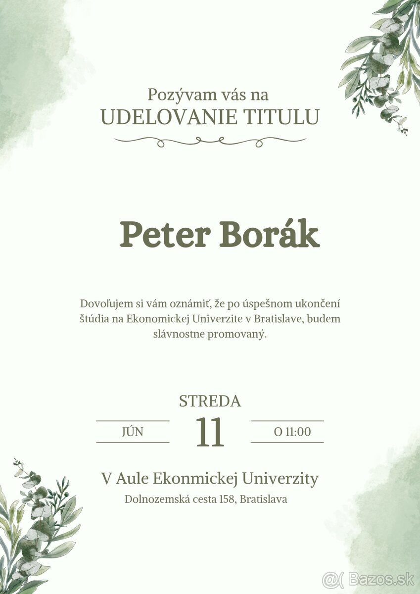 Grafika, svadobné oznámenia, promočné, narodeninové pozvánky