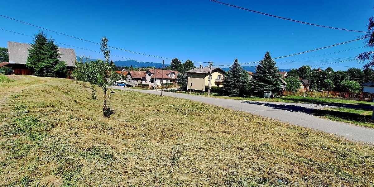 Predám slnečný pozemok 985m2, Dubové pri Turč.Tepliciach