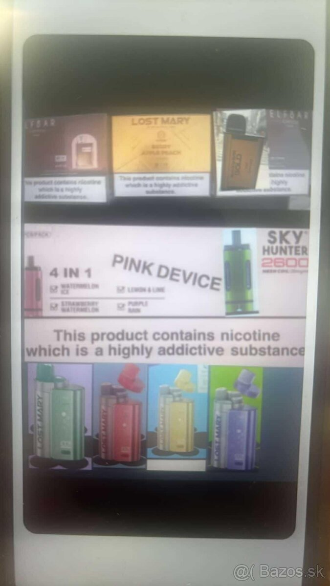 Predám vap nové zabalené 2600Tahy