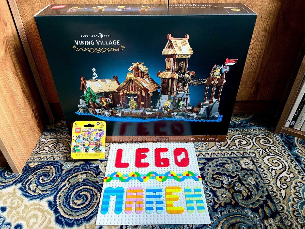P: LEGO IDEAS - 21343 - Viking Village - nové, nerozbalené