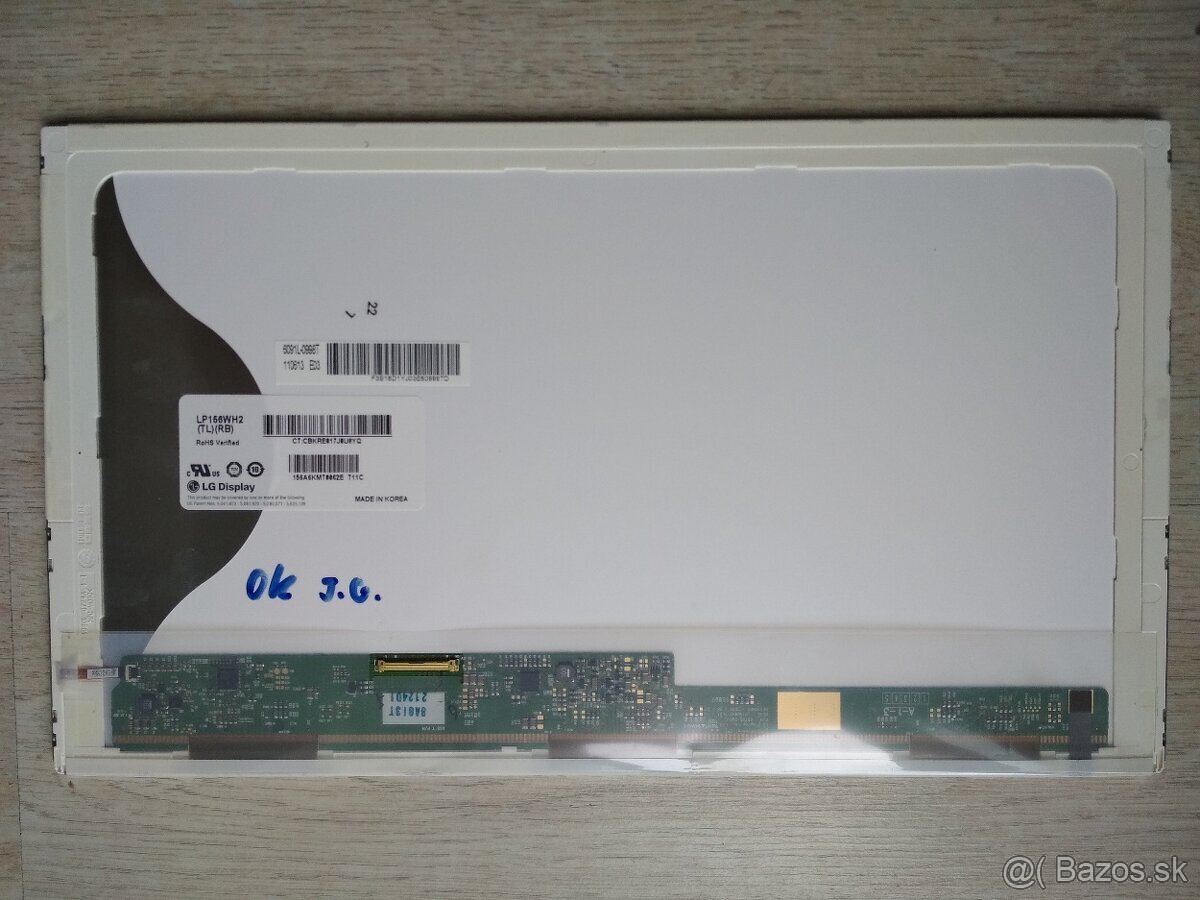 LED display 15.6" pre notebook 40pin LP156WH2