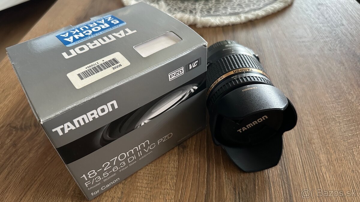 TAMRON 18 - 270mm F/3,5 -6,3 Di II VC PZD bajonet CANON