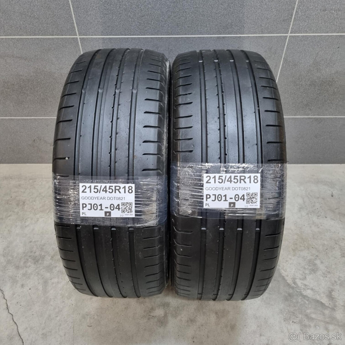 Letné pneumatiky 215/45 R18 GOODYEAR DOT0821