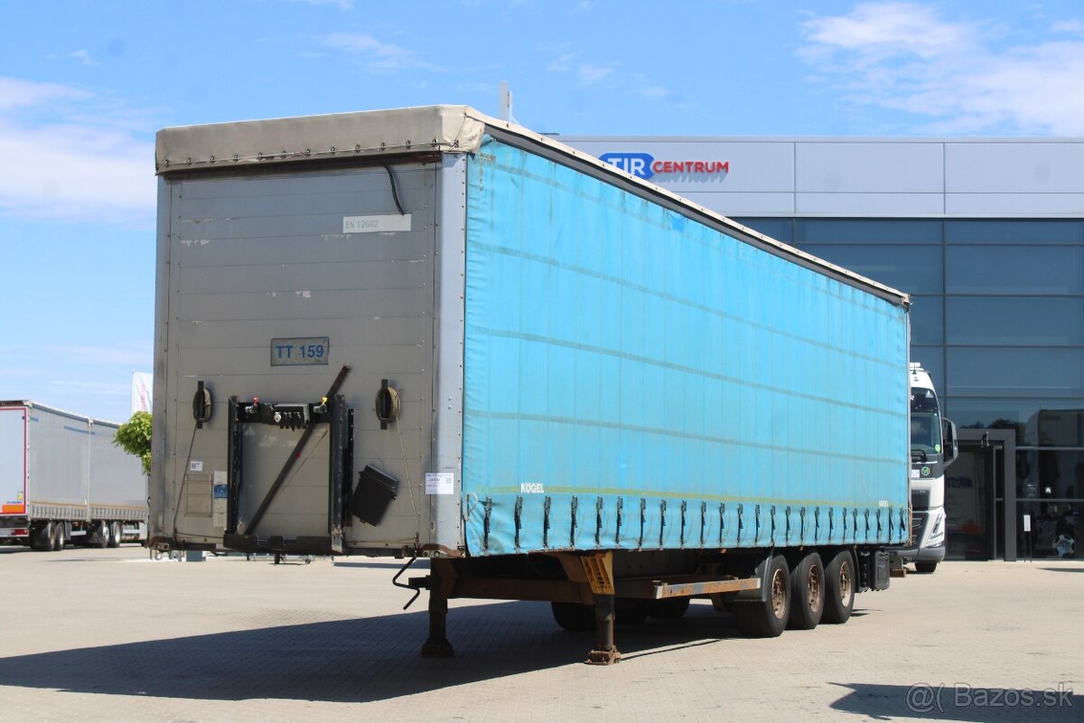 Kögel SN 24, LOWDECK, ZVEDACÍ NÁPRAVA, MULTILOCK, SAF