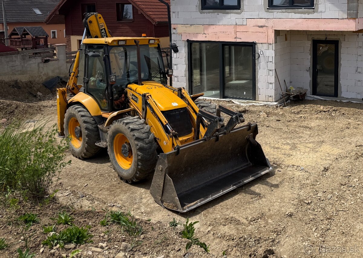 Zemné a výkopové práce - Bager JCB 4CX