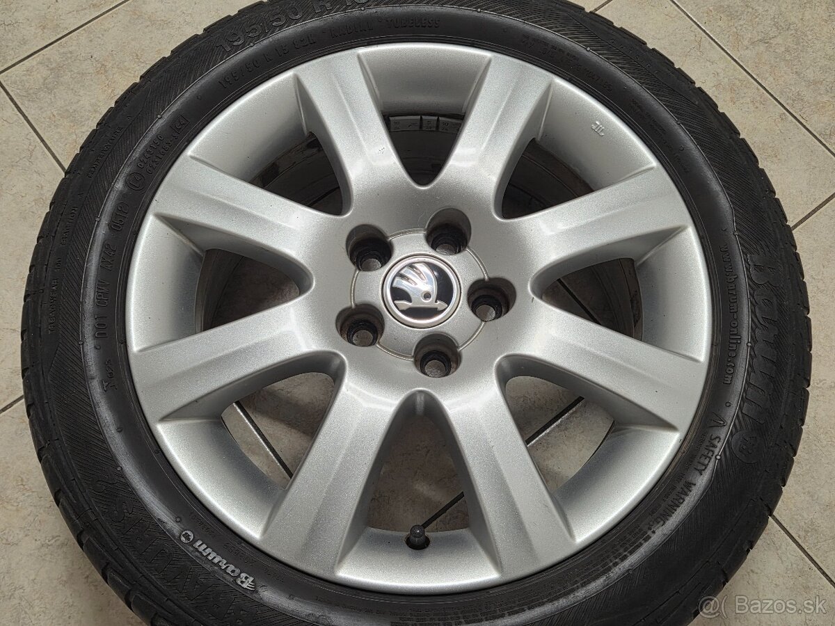 Škoda 15" (5x100), pneu
