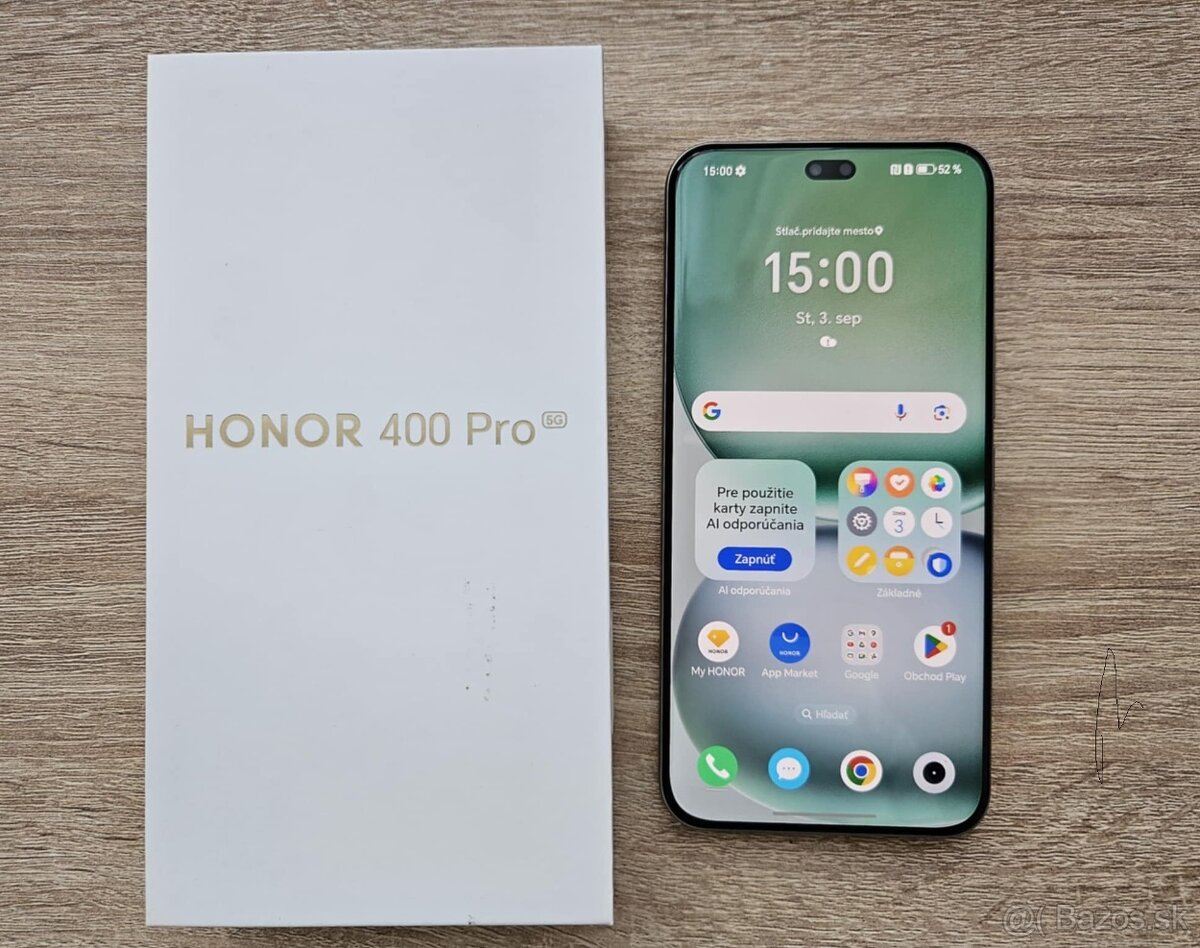 Honor 400 Pro 12GB / 512GB, strieborny,top,zaruka,kryt,sklo