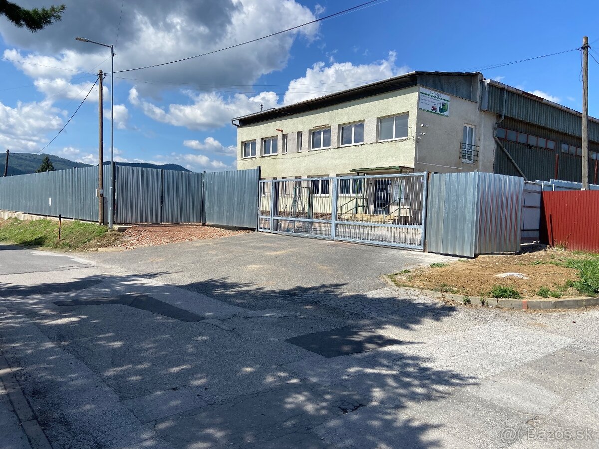 Prenájom -výrobno skladového areálu