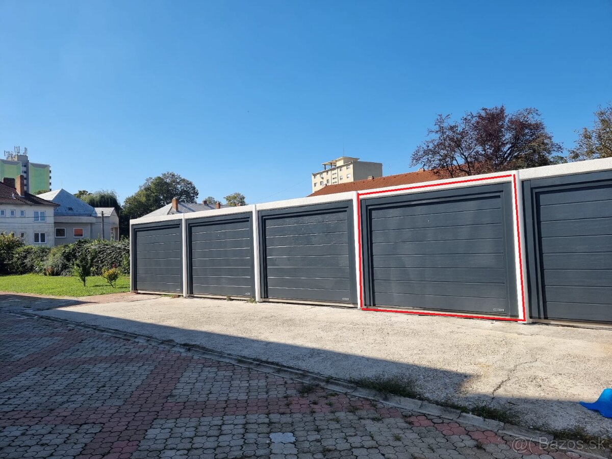 Predám novopostavenú garáž v uzavretom areáli bytového domu