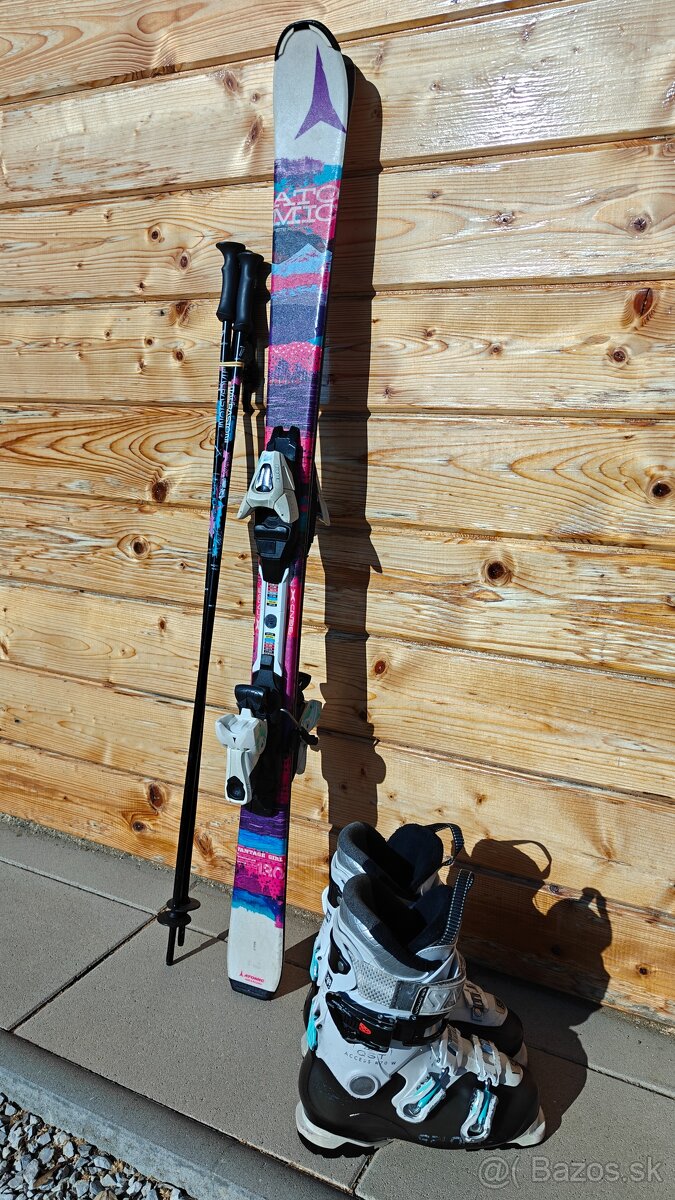 LYŽE ATOMIC VANTAGE GIRL 130CM + SALOMON QST R70 24CM
