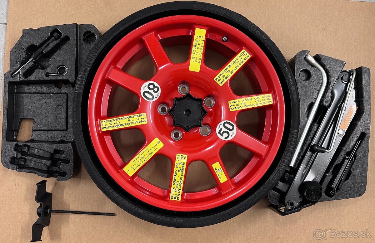 VW Touareg Porsche Cayenne Rezerva dojazdové koleso