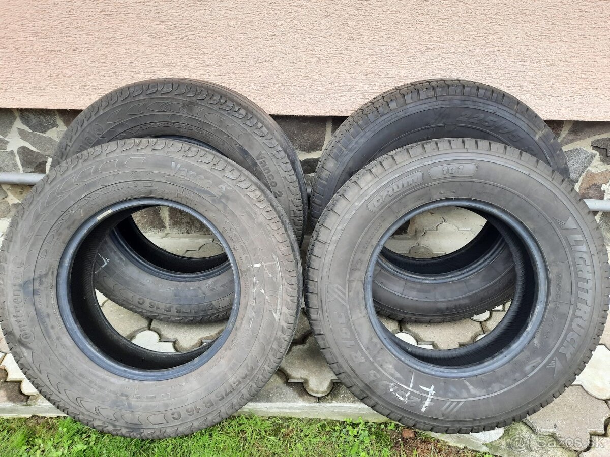 LETNÉ PNEUMATIKY PRE DODÁVKU 225/75 R16C 118/116R