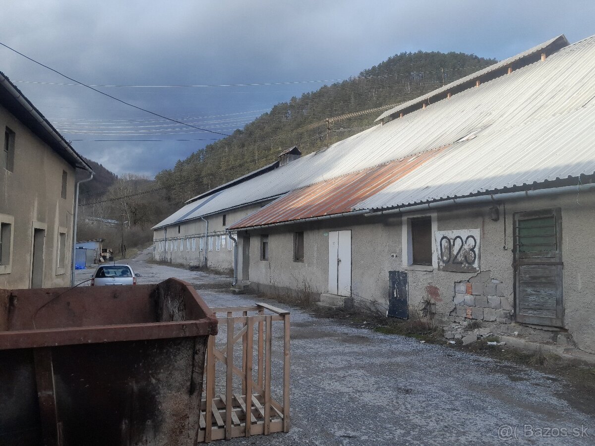 Prenajmem poľnohospodársky objekt