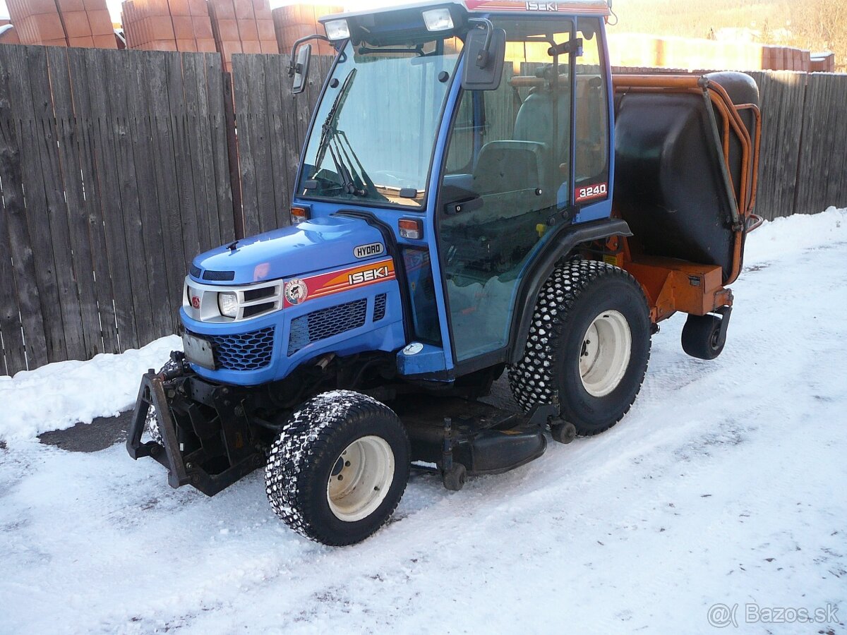 Malotraktor ISEKI 3240 se sekačkou