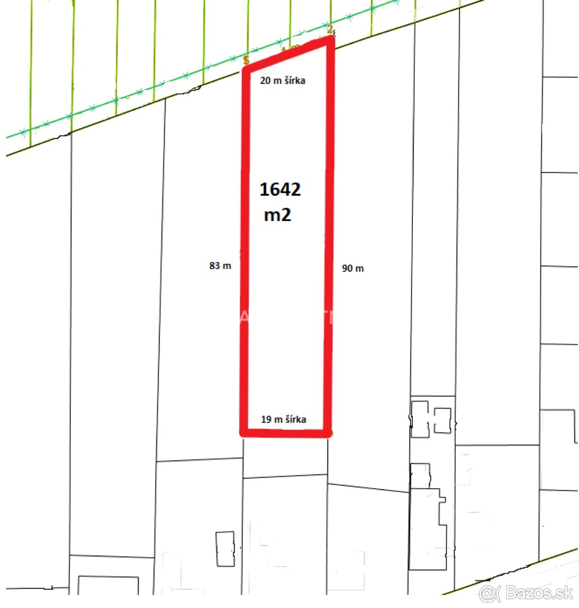 Predám pozemok vhodný na stavbu