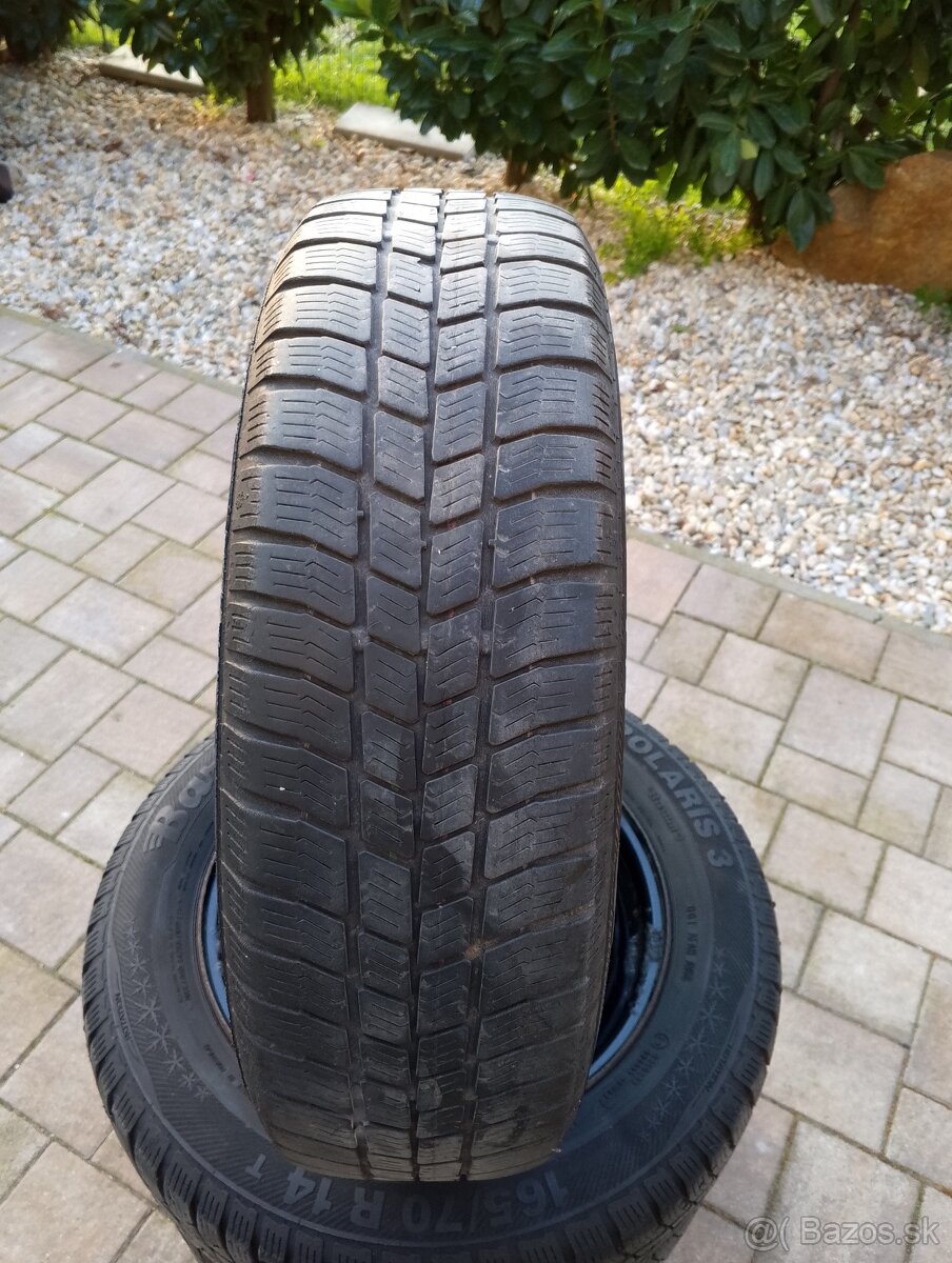 Predám zimné pneumatiky na diskoch vw group