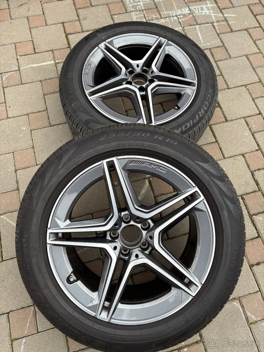 Pneumatiky + disky letne GLC R19 235/55, 255/50