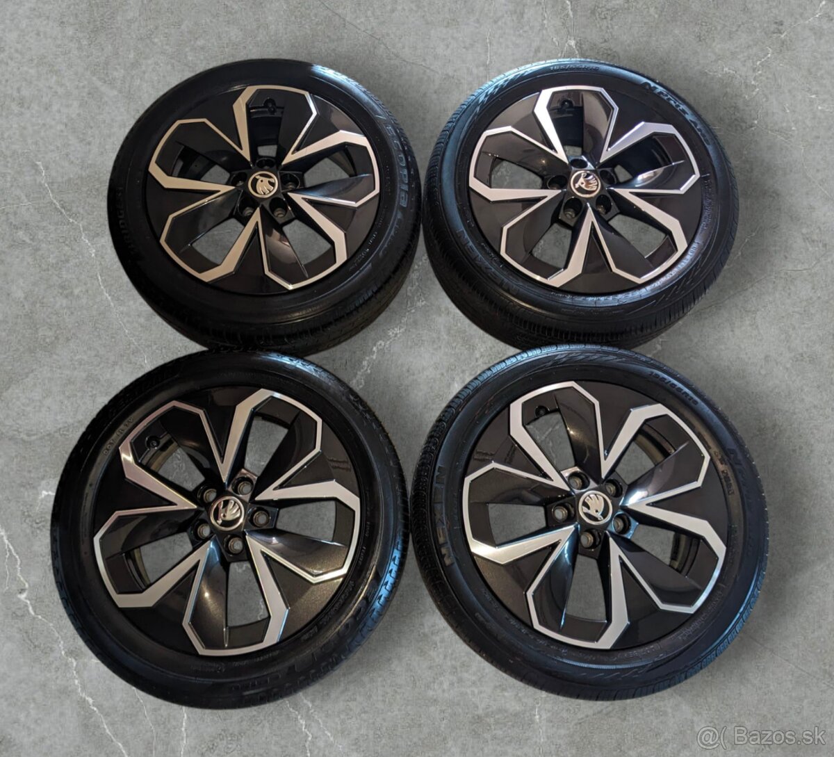 Elektrony kolesa 16 5x100 Skoda Fabia 185/55/16