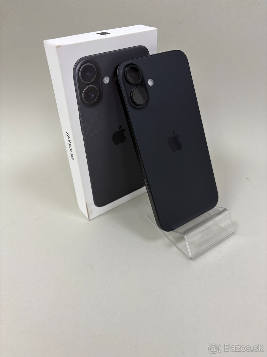 Apple iPhone 16 Plus 128GB Black-Batéria 100%