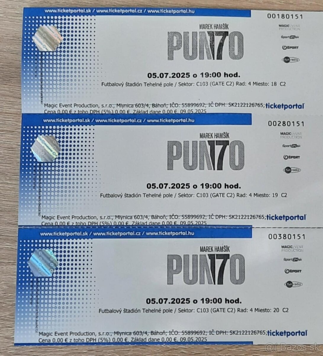 Marek Hamšík PUNTO17 sobota 5.7.2025 Tehelné pole BA