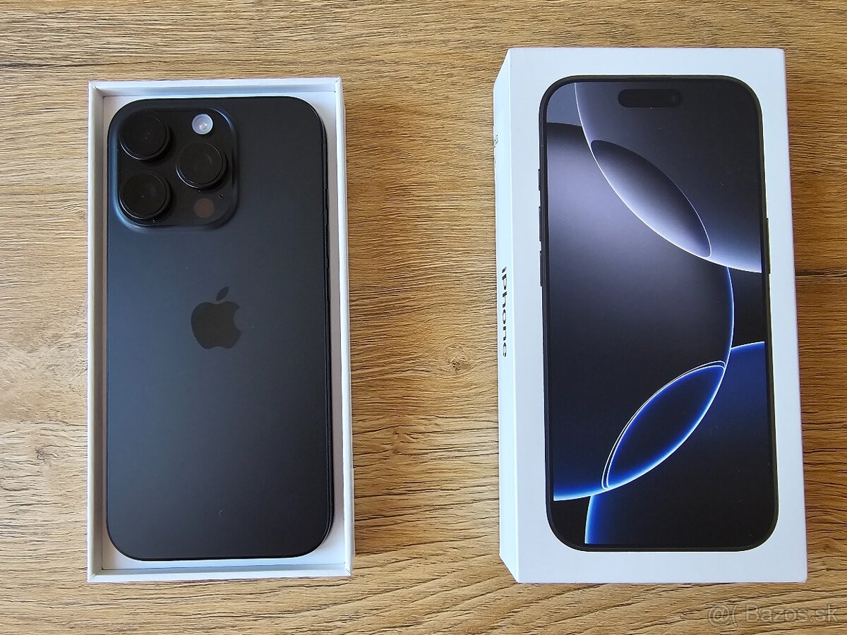 Iphone 16 PRO 128GB titanium black