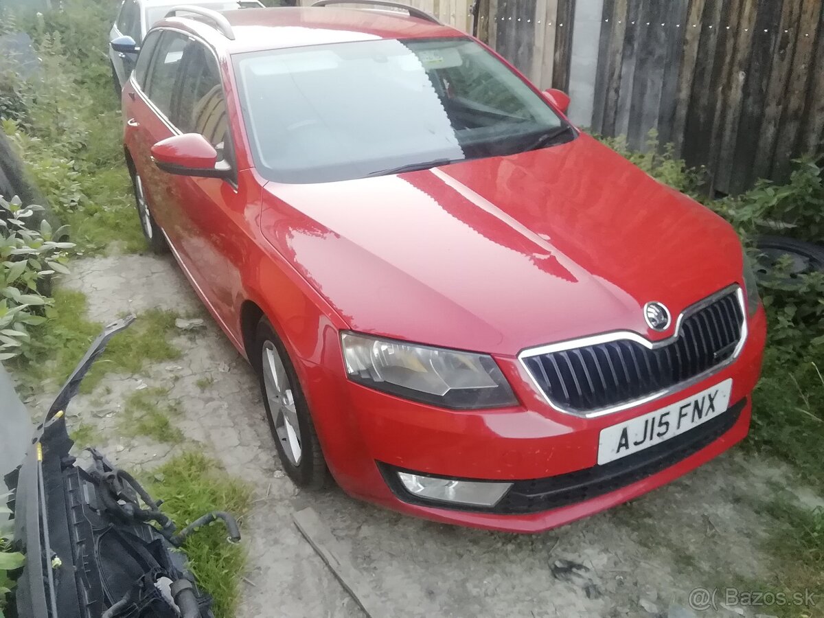 Rozpredám škoda octavia 3 combi 1,6 tdi 77 kW