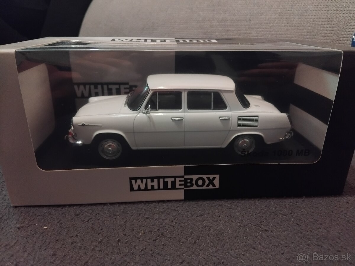 Škoda 1000MB White box 1:24