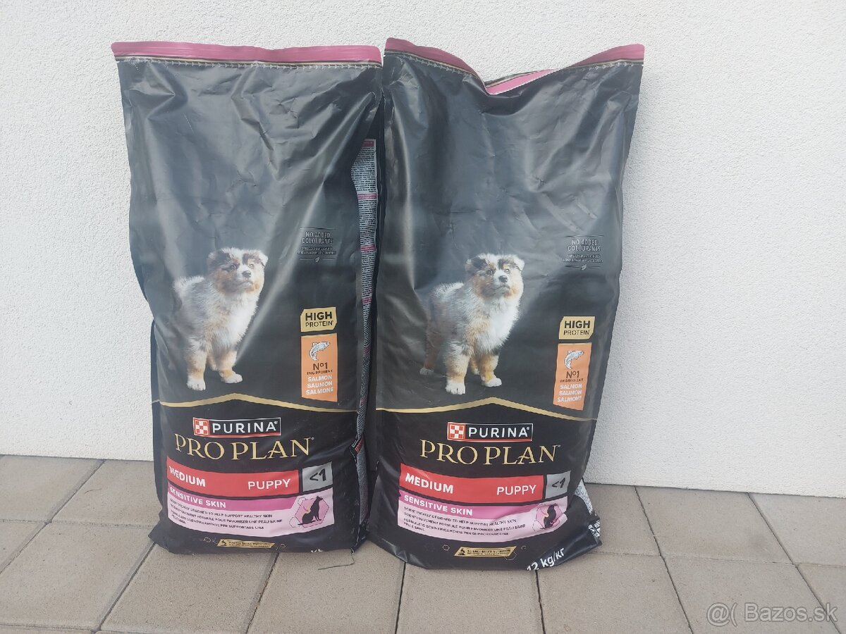 PURINA PRO PLAN Medium Puppy Sensitive Skin 12 kg