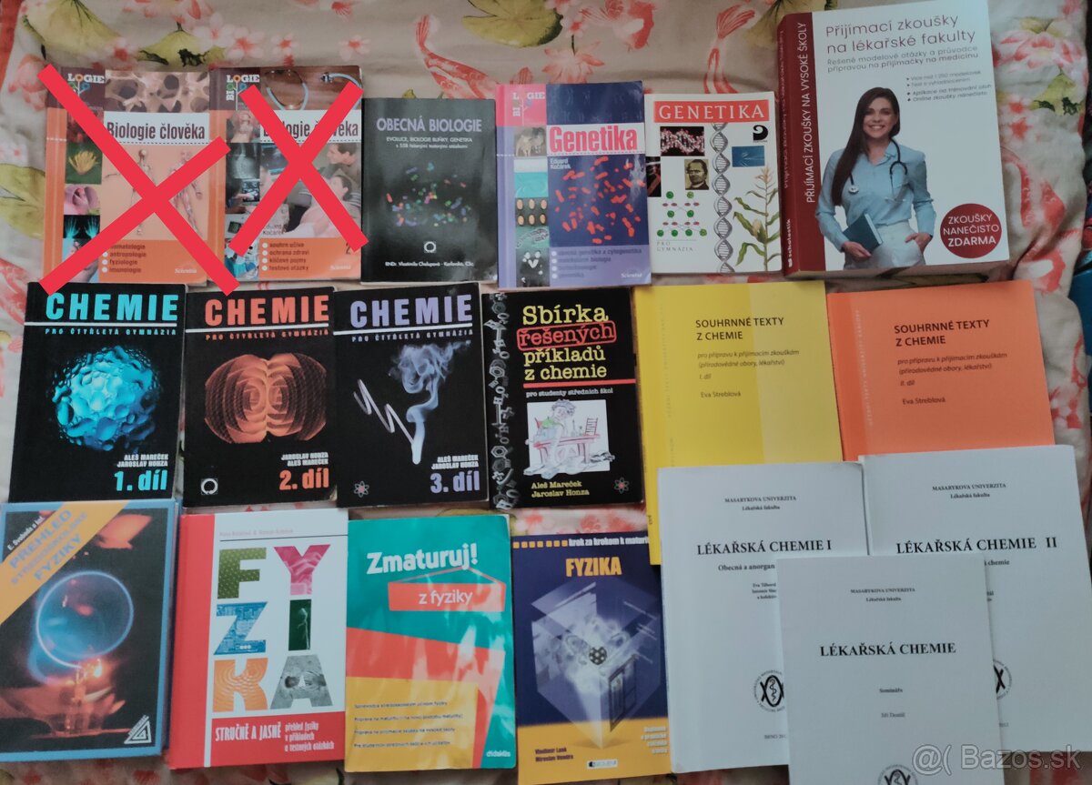 Podklady na prijímačky na medicínu