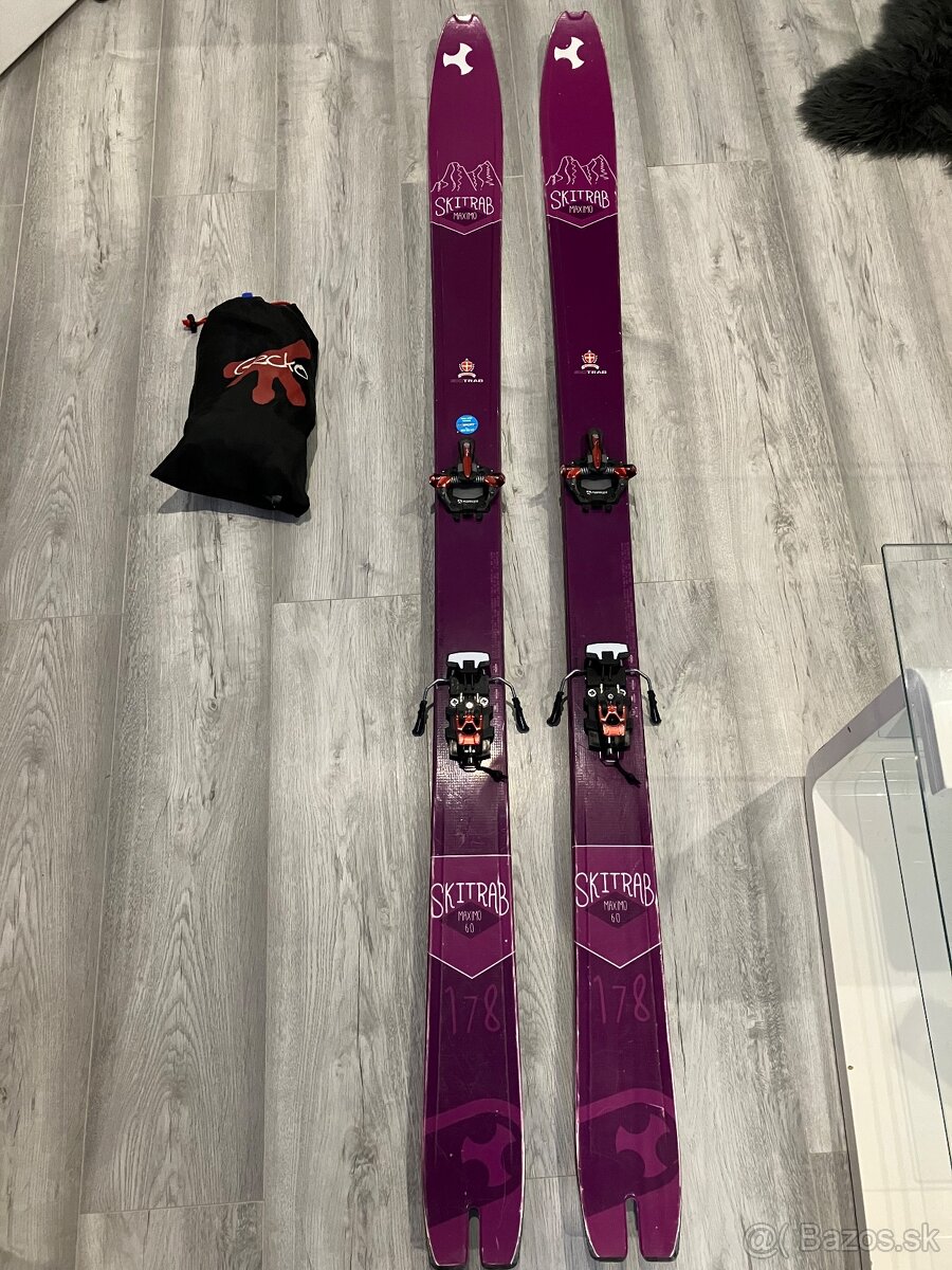 Skialp lyze - skitrab maximo 178cm
