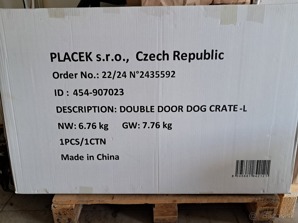 Klietka pre psa 91x56x63 cm