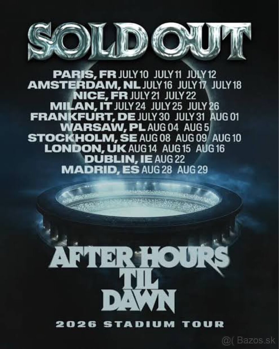 THE WEEKND - AFTER HOURS TILL DAWN