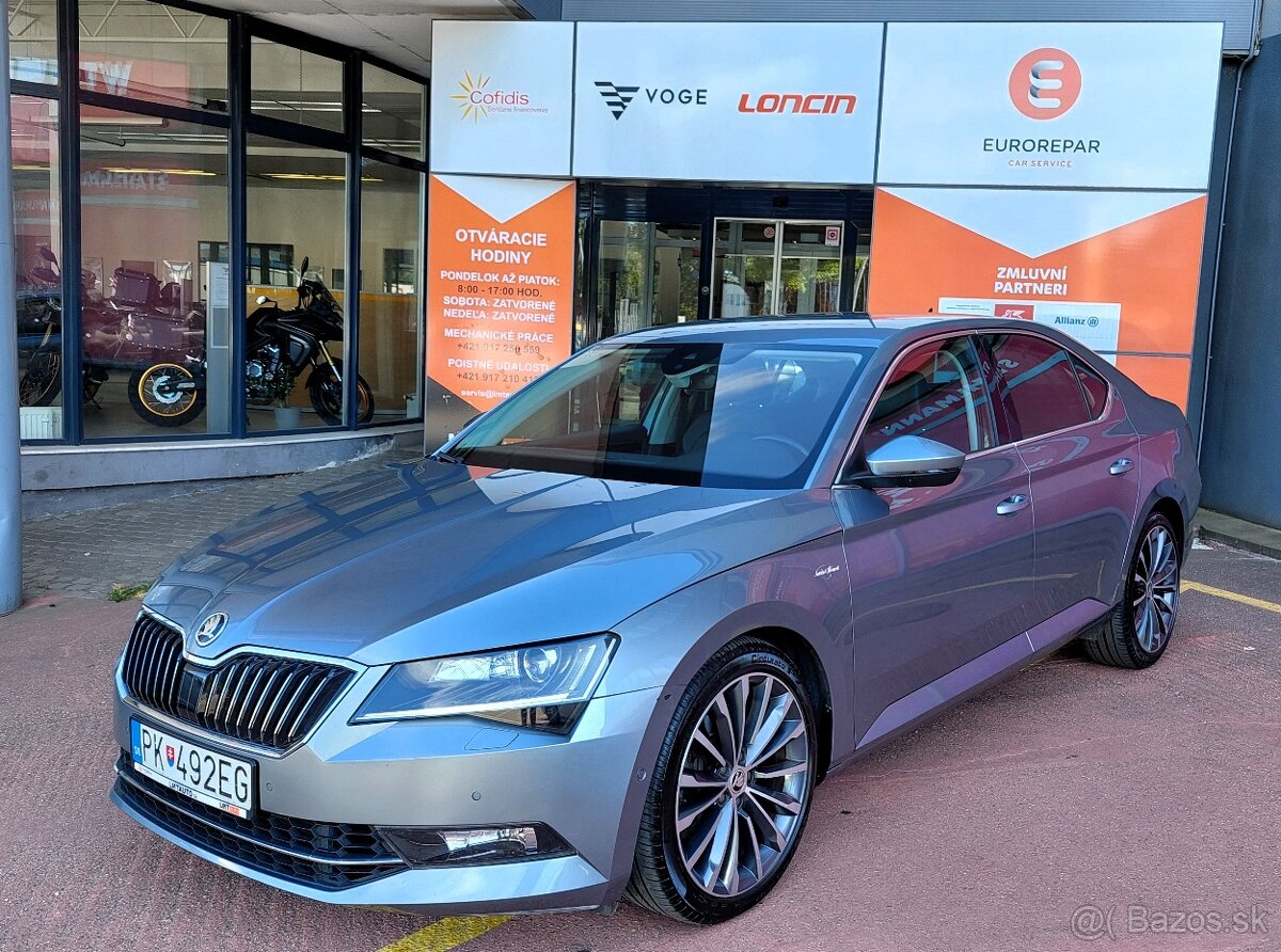Škoda Superb 2.0 TSI 206kW 4x4 DSG6 Laurin & Klement