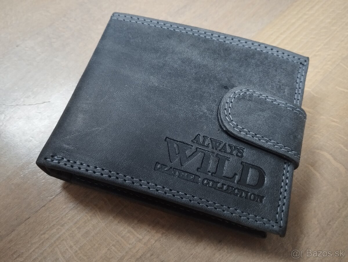 Peňaženka Wild  sivá