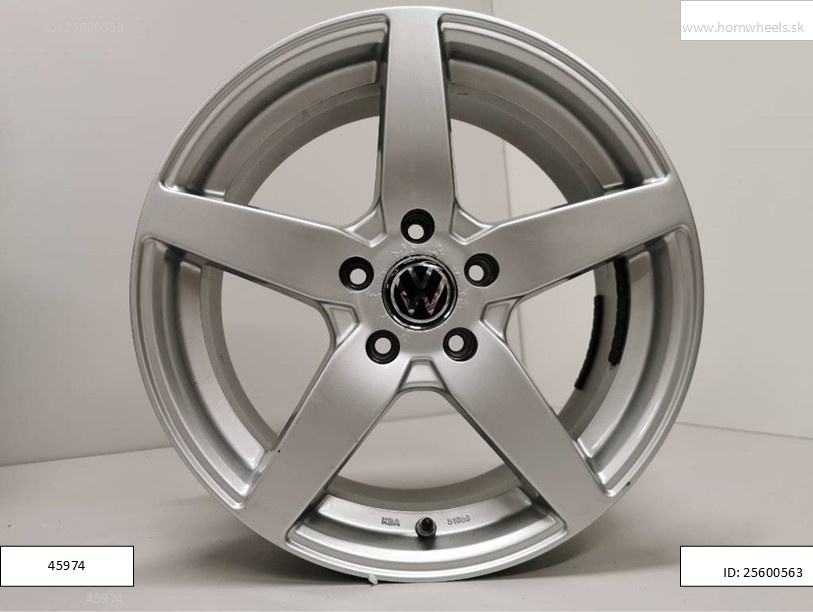 7,5J 5x112 R17 ET52 Vw Golf, Eos, Passat alu disky 1216
