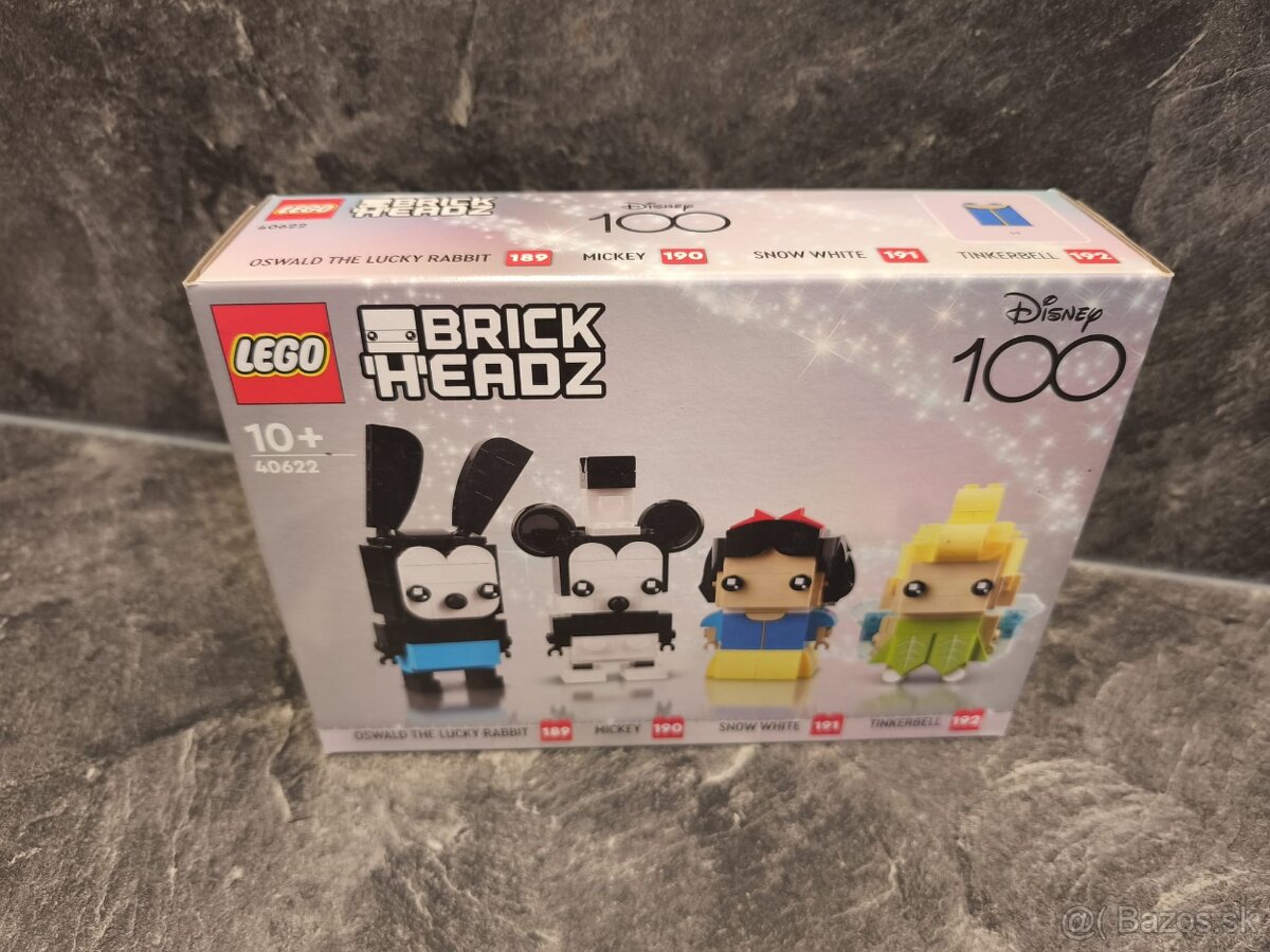 LEGO DISNEY Brickheadz 40622: 100. výročie Disney