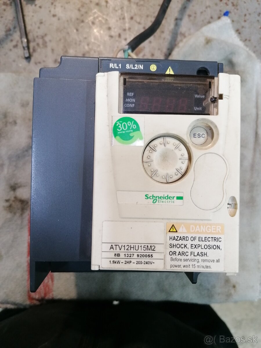 Frekvenčný menič 1,5 kW